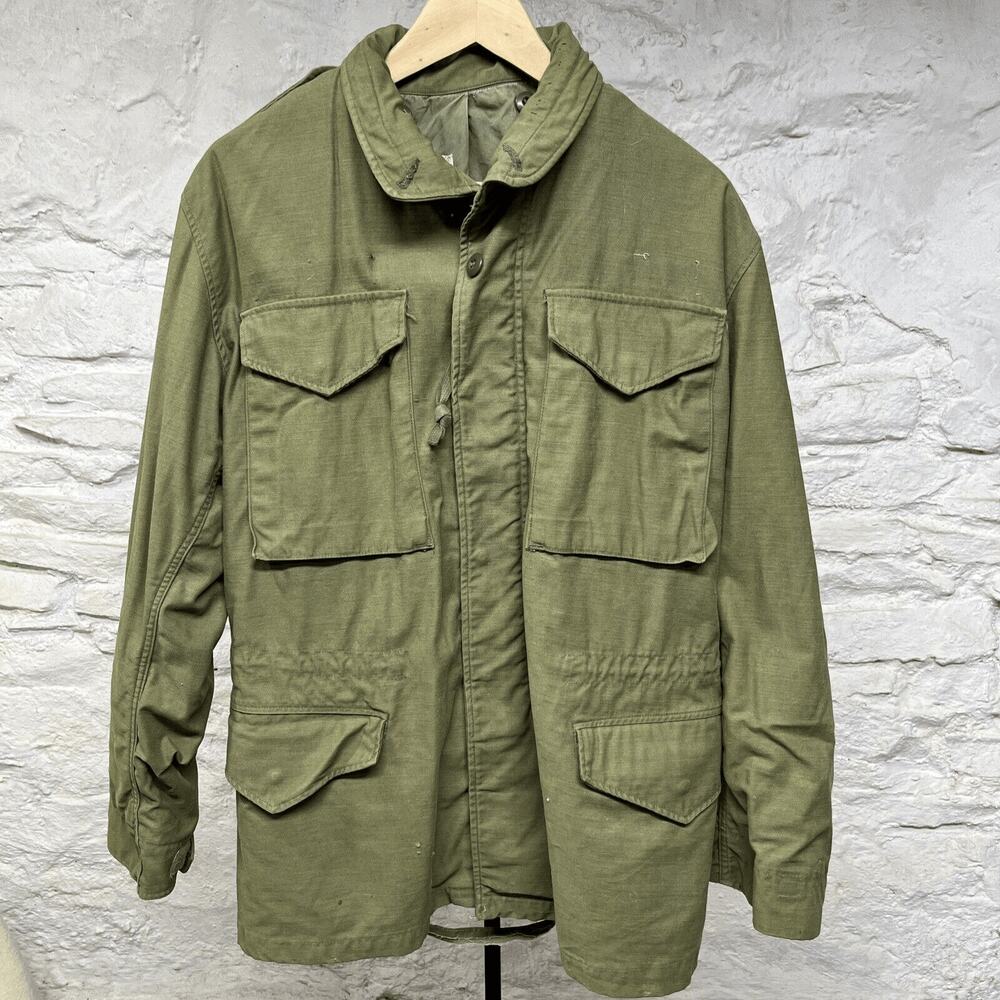 Cotton Sateen OG-107 Men’s Field Jacket Sz Small Regular Army Military Vintage